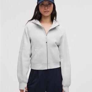 Lululemon Athletica Light Gray Zip-Up Hoodie